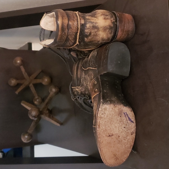 Freebird by Steven Gage Combat Boots Black 6 - Picture 6 of 6